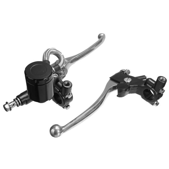 Maître-cylindre De Frein Avant Gauche Pour Quad/ATV 50-150cc - Alliage Aluminium, Diamètre Guidon 22mm, Filetage 10mm