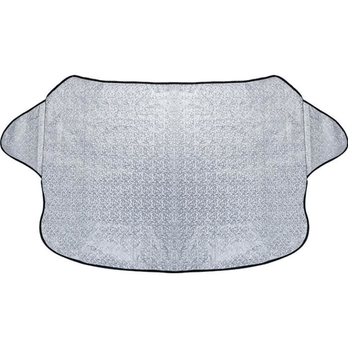 Housse Pare-brise Voiture 230x140 Cm – Anti-givre, Neige, Soleil, 4 Couches, Avec Bandes Réfléchissantes