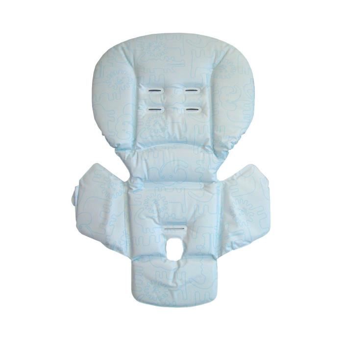 Housse Chaise Haute Prima Pappa Peg Perego Bleu Ciel ...