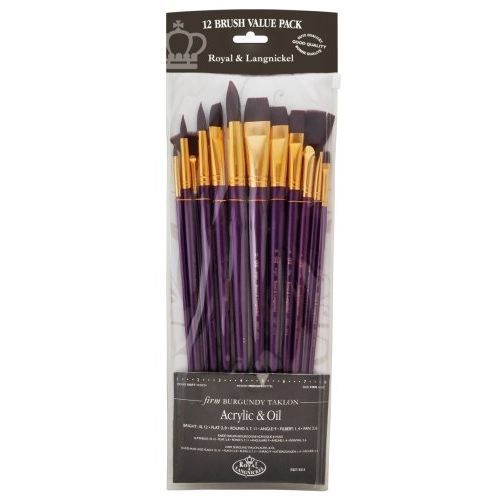 Royal & Langnickel Set 3 Pinceaux Estompeurs Poil De Chameau – Idéal Estompage Dessin, Étudiants Et Loisirs