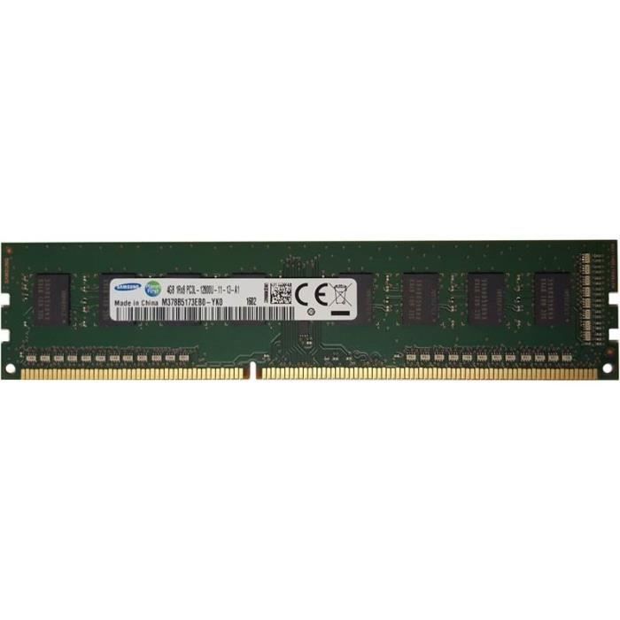 SAMSUNG Mémoire DDR3 4Go 1600 CL11 1.35V
