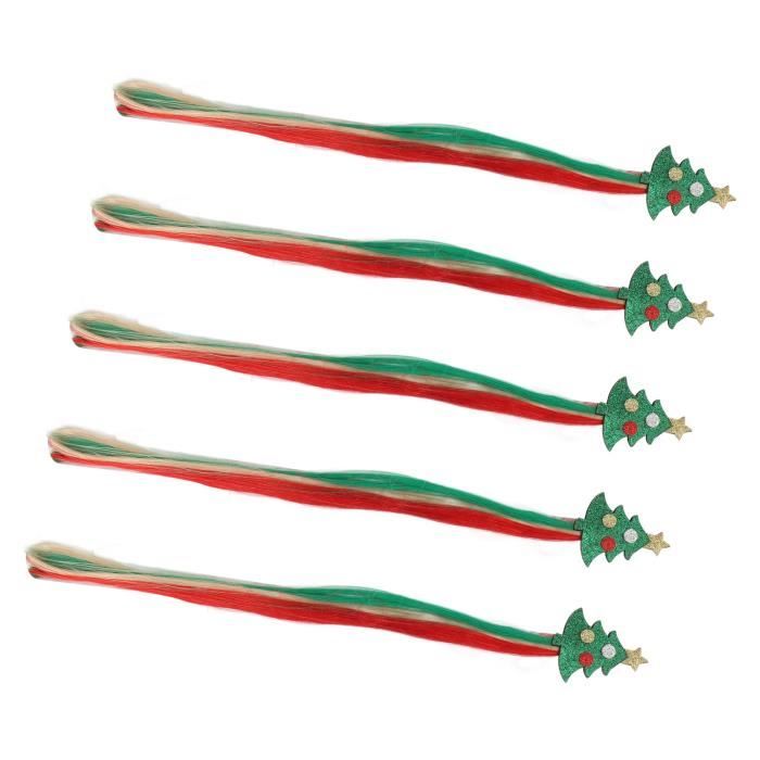 XMAS Lot de 6 accessoires pour cheveux de Noël et de Noël