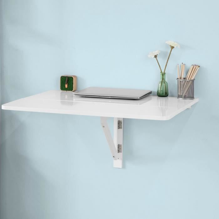 SoBuy Table urale Pliable Bureau urale Rabattable Table de Cuisine Salle à anger avec éo