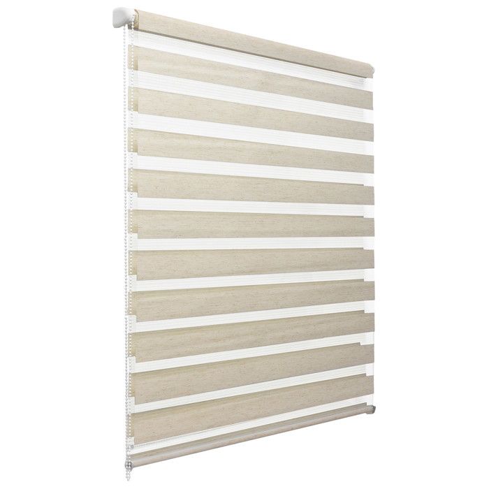 Store double SolDecor DL2 100x150cm lin - Klemmfix sans percer