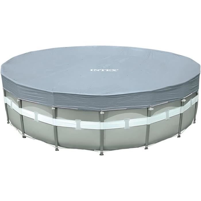 Bâche Hiver Intex Pour Piscine Ronde 5,49 M - Épaisseur 50/100, Traitement Anti-UV