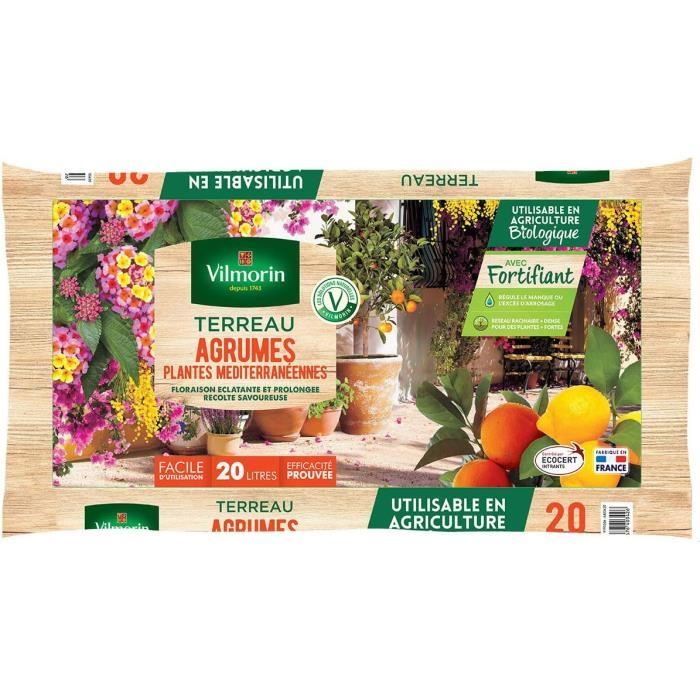 Promo Terreau Agrumes Et Plantes Méditerranéennes Gamm Vert Chez Gamm