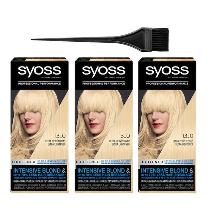 Syoss 13-0 Ultra éclaircissant Lot de 3 - Cdiscount Au quotidien