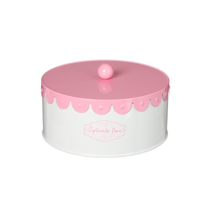 Boite A Gateaux Ronde En Metal Cdiscount Maison