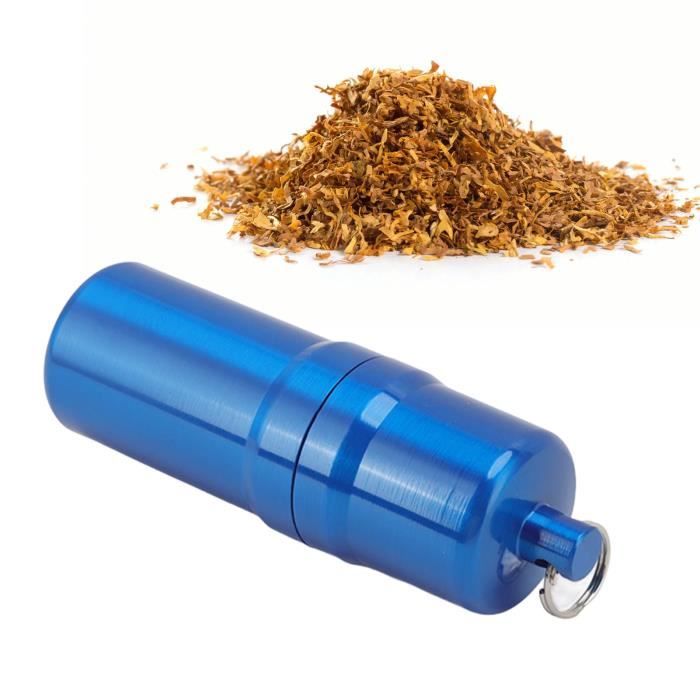 Étui à Cigare Individuel En Acier Inoxydable Argenté - Tube Hermétique Pour Conservation Et Voyage