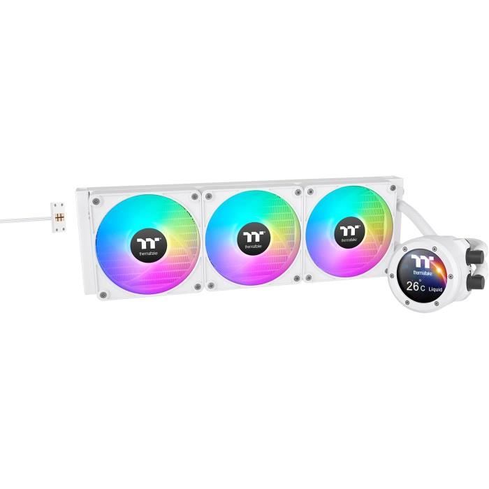 Thermaltake TH420 V2 Ultra EX ARGB All-in-One Liquid CPU Cooler Snow Edition - Blanc