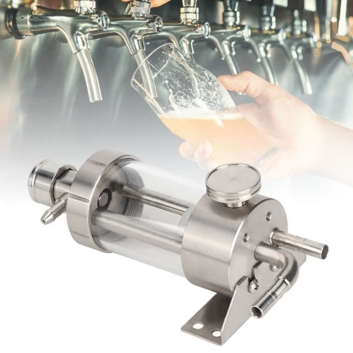Détecteur de mousse de bière neuf et en acier inoxydable