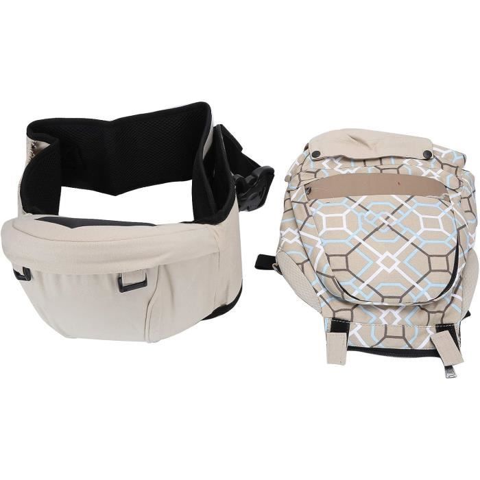 Porte-bébé Siège De Hanche Ergonomique - Réglable 67-110 Cm - Poche Latérale - Pour Nouveau-né à 20 Kg