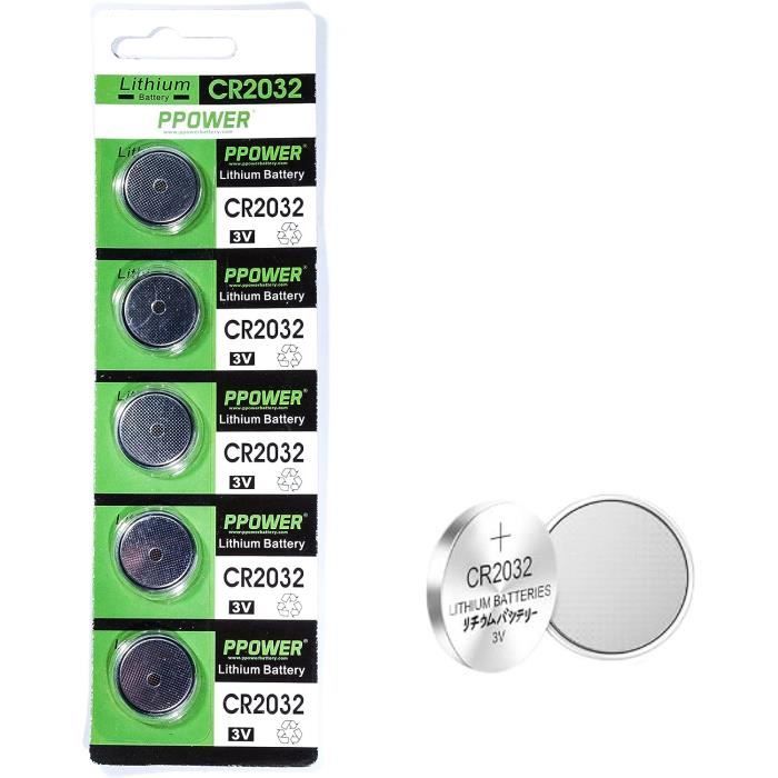 Piles BIOS Ordinateur Lot De 10 Piles CR2032 Avec Fil - Pour Carte Mère BIOS CMOS, 230 MAh Remplacement Pile Cmos