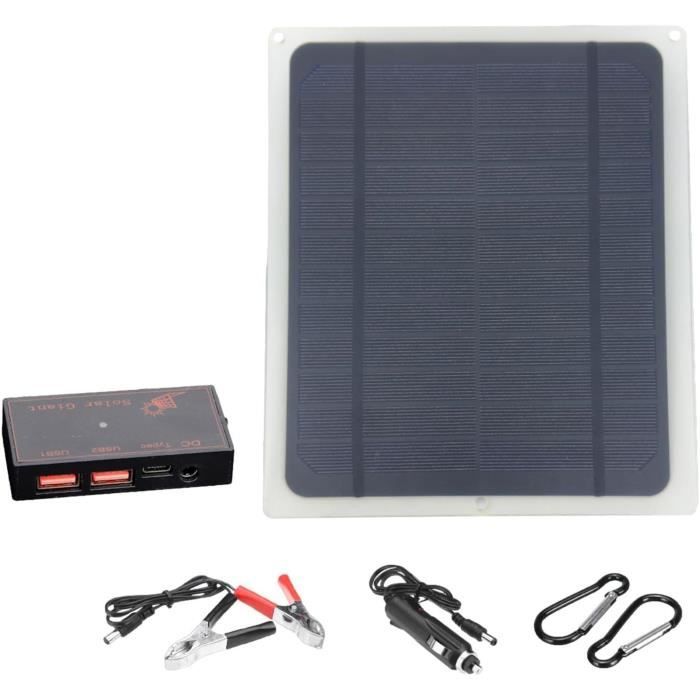 Panneau Solaire Portable Tomantery 5W Avec Prise USB – Léger Et Pratique Pour Charger Téléphone En Extérieur