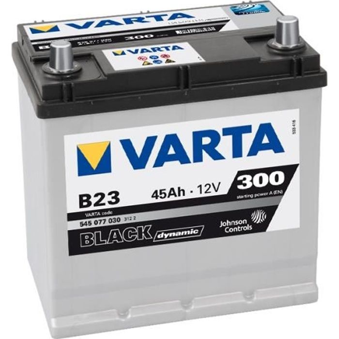 Batterie VARTA Black Dynamic 45Ah / 300A (B23)