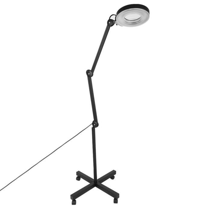 NEUF Lampe Loupe LED sur Pied, 5x LED Lampe Loupe sur Pied pour Beauté