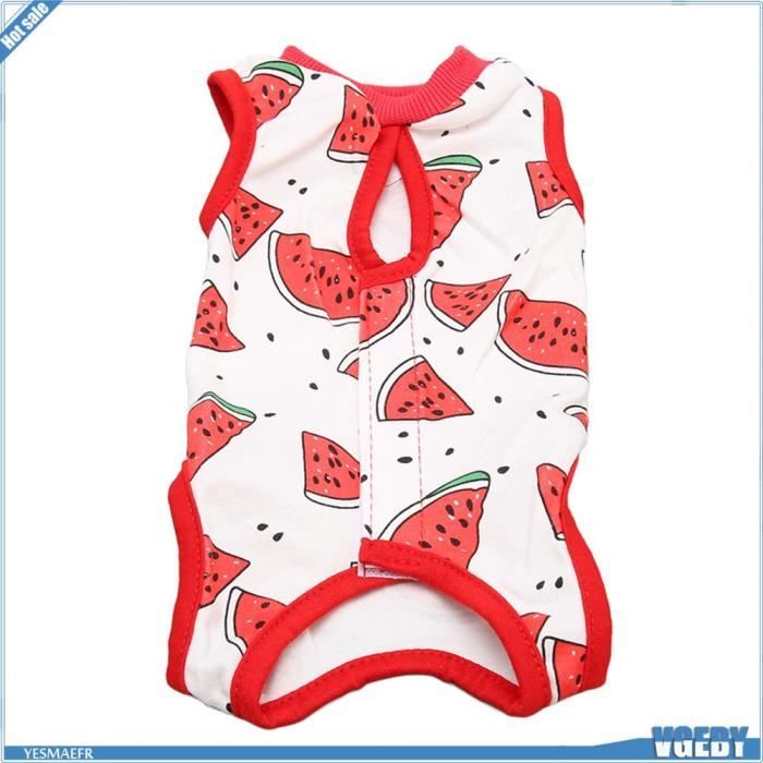 Comparer les prix de VGEBY Combinaison de récupération pour chat après l'opération chirurgicale Prévenir le léchage Chemise de récupération pour chat