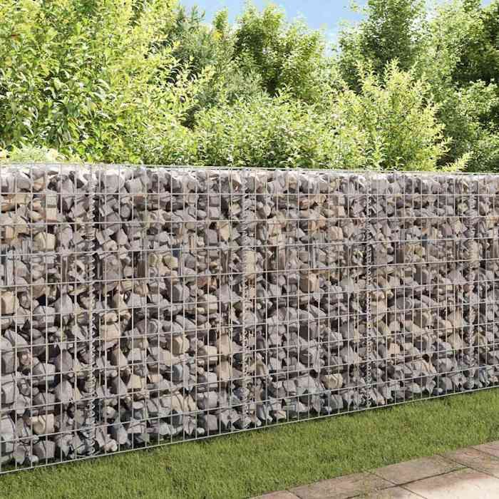 Vidaxl Panier de gabion Acier galvanisé 120x30x100 cm