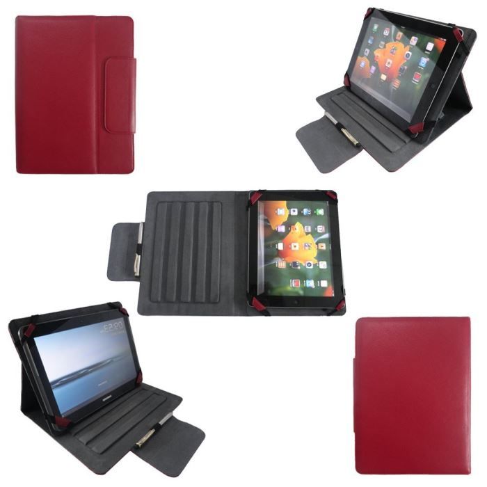 Housse universelle tablette 10 pouces rouge - Cdiscount Informatique