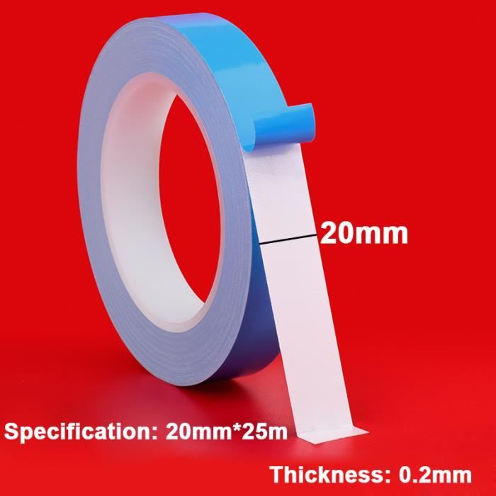 Ruban Adhésif Thermique Double Face 10 Mm × 25 M | Conductivité 1.3 W/m·K – LED SSD Dissipateur Chaleur