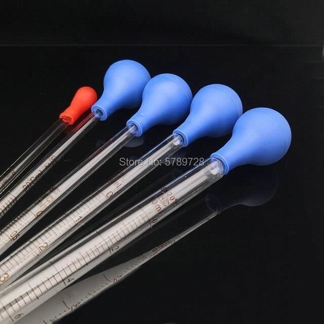 BOUTEILLE FLACON FLACONPOMPE,1ml Red glue gouttes en verre avec échelle