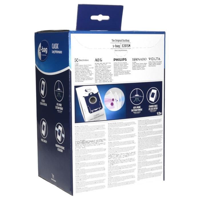 Sac aspirateur hotsell electrolux classic silence