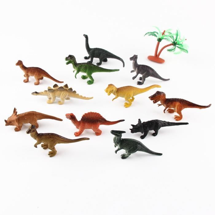 Vanplay 21 Figurines Dinosaures Avec Seau De Rangement – Jouets Éducatifs Simulation, Dès 3 Ans