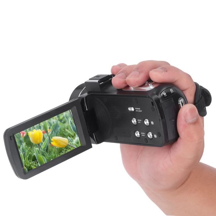 Caméscope 4K Vmotal Avec Micro - 36MP, écran 3 Pouces Pour Débutants Et Enfants
