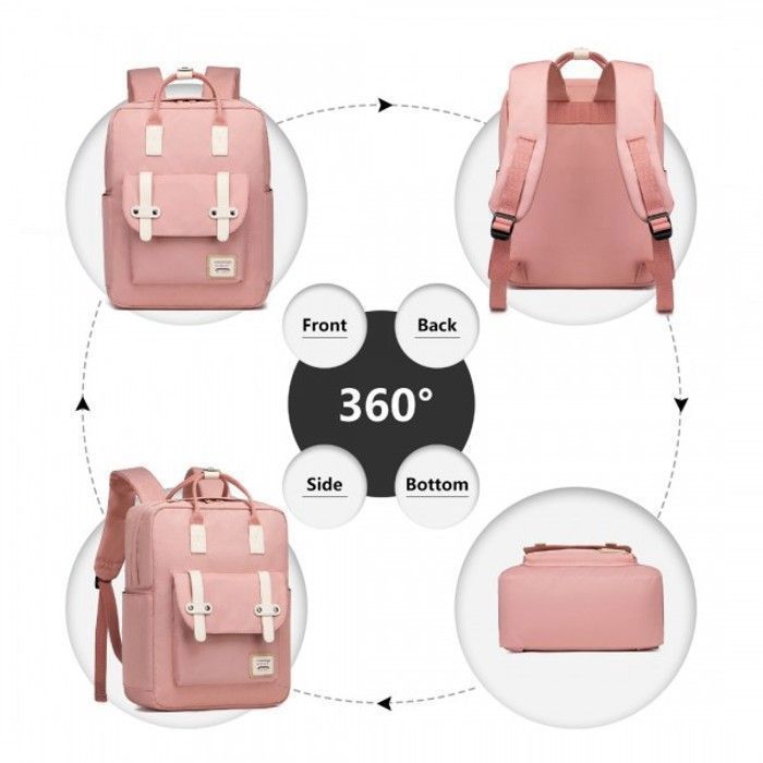 Sac à Dos Femme 3-en-1 Avec Nœud Papillon - Spacieux, Léger, Pour Ordinateur, études, Voyage - Nylon/polyester