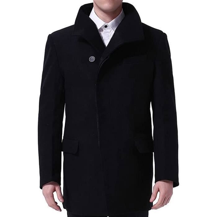 Mejor Precio En A Granel Designer Hiver Hommes Laine Trench Manteaux Veste  Longue Mode Homme Manteau Mince 10 Options De Couleur Pardessus Hommes Noir  Blanc Kaki Rouge Coupe Vent, Envío Gratuito