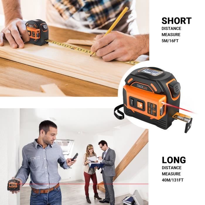 Tacklife laser tape measure 2 in 1 deals