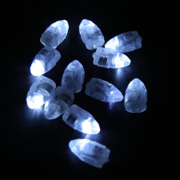 VINGVO Lumière de ballon 100pcs forme innovante ballon lumière LED ...