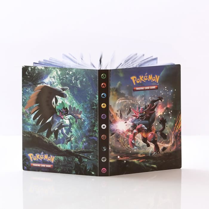 Cahier de collection de cartes Pokémon pour enfants, porte-cartes