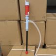 Pompe de transfert de liquide à piles avec système de tube d'aspiration pliable Tuyau de siphon de voiture portable 1pc-2