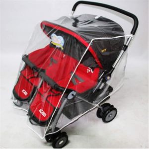 Roysmart Housse De Pluie Universelle Poussette - Transparente PEVA Anti-Pluie Et Insectes