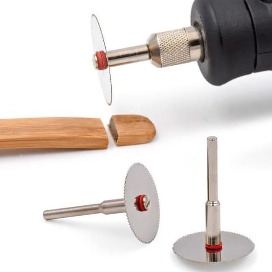 11pcs Mini lame de scie circulaire Disque de coupe de meulage électrique  Outil rotatif pour Dremel Metal Cutter Power Tool Disques de coupe de bois
