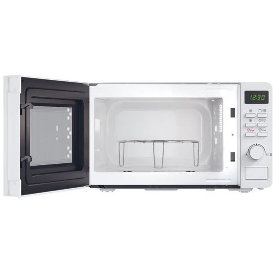 Four Micro-ondes Candy Idea 20L Gril - 700W Digital - 8 Menus Auto - Décongélation - Blanc/Noir