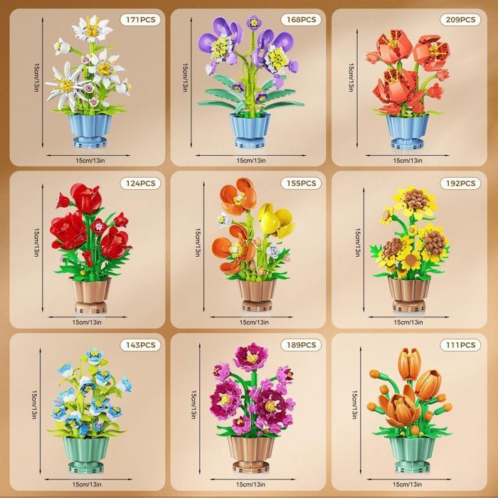 Green Thumbz Lot de 16 mini pots de fleurs en argile et terre cuite pour herbes, graines Green Thumbz Lot de 16 mini pots de fleurs en argile et terre cuite pour herbes, graines