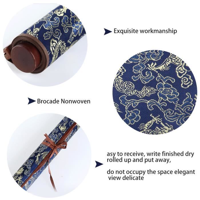 Tissu Magique D'écriture à L'eau Réutilisable - 140 Cm - Pour Calligraphie Chinoise, Peinture, Pratique - Flanelle Blanche