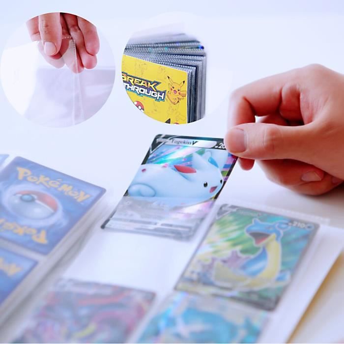 Classeur Album Pokémon 900 Cartes - Cahier Range Carte Pokémon 50 Pages - Classeur  Cartes à Collectionner en Cuir PU - Cdiscount Beaux-Arts et Loisirs créatifs