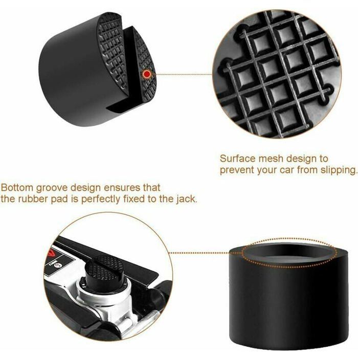 Bouchon de remplissage de tige de cric Horizontal de voiture universel, piston en caoutchouc