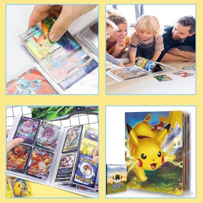 Classeur Pour Cartes Pokemon – Album Rigide 30 Pages (240 Cartes) Avec Pochettes Transparentes, Protection Anti-poussière Et Rangement Pratique