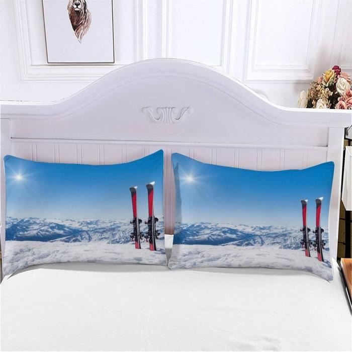 Kit De Couette Prédécoupé Motif Roue De Menuisier – Bleu, Noir Et Gris Camouflage