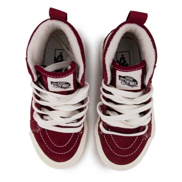 Basket montante t28 35 Enfant VANS Bordeaux Cdiscount Chaussures