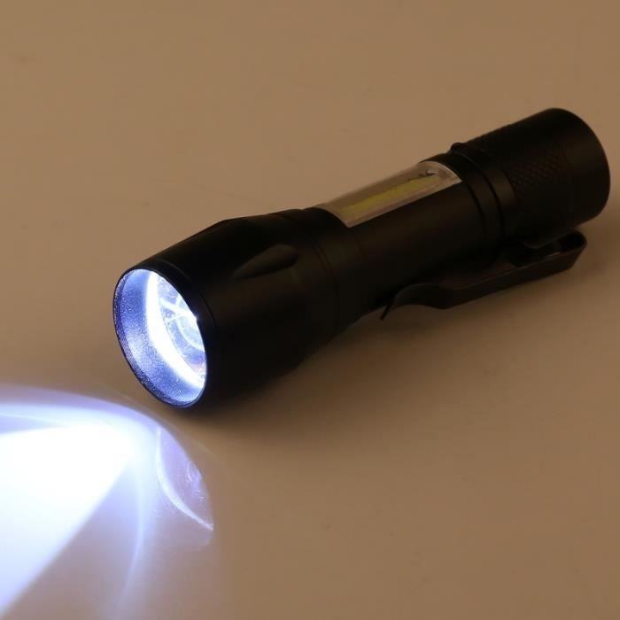 Wewoo - Lampe torche LED USB rechargeable étanche Zoomable de