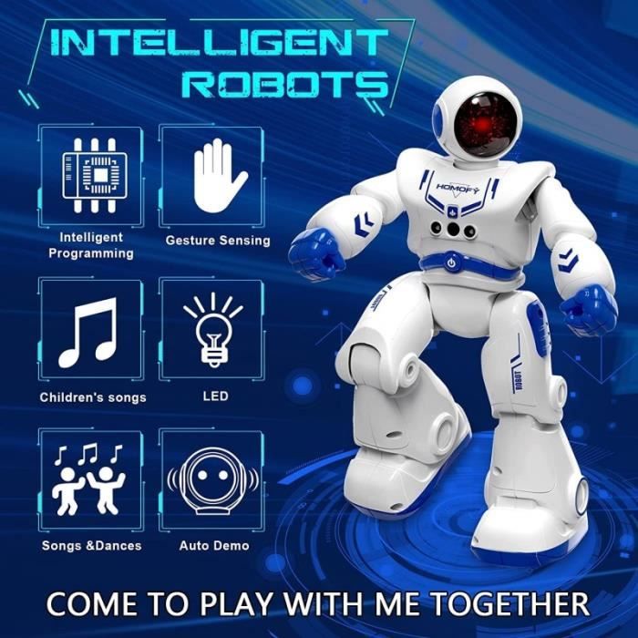 Robot Jouet Robot Enfant Programmable avec RC Robot Intelligent