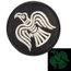 3D Glow GITD Punisher USA Drapeau PVC Gomme Hook/&Loop /Écusson Patch