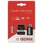 Carte Micro-SD 512 Go - ZISONIX - SDXC/SDHC - Classe 10 - Adaptateur inclus - Compatible smartphones et caméras