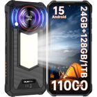 OUKITEL WP53 Smartphone Robuste 24Go + 128 Go / 1To 11000mAh 6.52'' Android 15 Haut-parleur 128dB 13MP NFC Double Sim 4G GPS - Noir