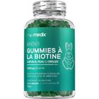 MAXMEDIX Gummies Biotine Sans Gélatine 5000 mcg - 120 Bonbons Végétariens Enrichis